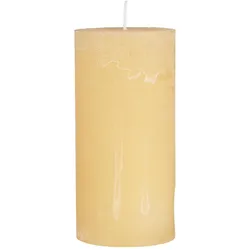 IB Laursen Rustikale Kerze Stumpenkerze Ø 6,8 cm, Höhe 14, Ø 6.8 cm, lemonade