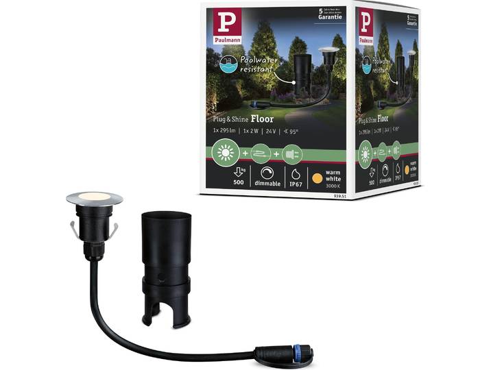Paulmann Plug & Shine LED Bodeneinbauleuchte Floor Mini Einzelspot