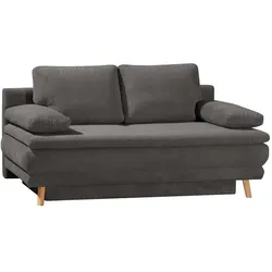 Schlafsofa Boyd Stoff Grau Dunkelgrau