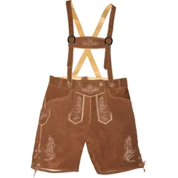 Cotton Classics Herren Lederhose kurz Leather Trousers short/men light brown M