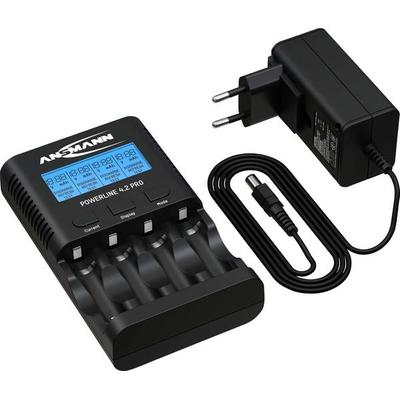Ansmann Powerline 4.2 Pro Rundzellen-Ladegerät NiMH Micro (AAA), Mignon (AA)