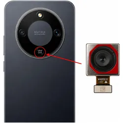 Clappio 108MP Hauptkamera für Honor Magic 8 Lite (Modul), Mobilgerät Ersatzteile, Grau, Silber