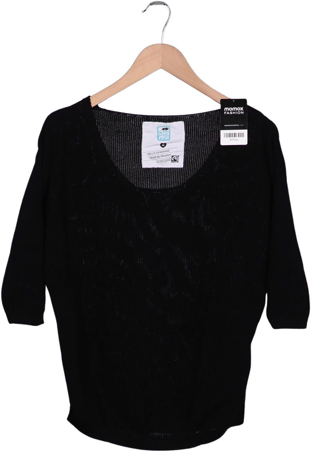Gary Mash Damen Pullover, Schwarz, Gr. M, Baumwolle - Second Hand