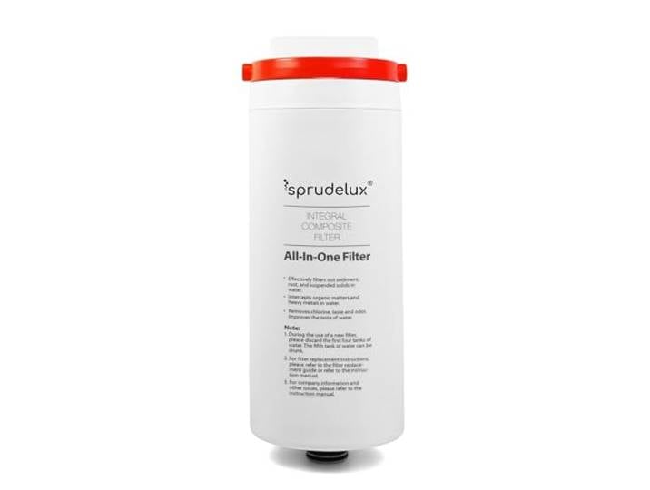 SPRUDELUX Kombifilter für PRO Touch Osmoseanlage Wasserfilter Ersatzfilter Vier Filterstufen in einer Kartusche, Wechsel nach 3.000 Litern oder 12 Monaten