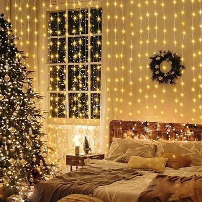 Uplift Picks Radiant USB Curtain Lights For Peaceful Ramadan And Eid Celebrations Home warm 4mx3m 450leds