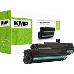 KMP Toner ersetzt Canon, HP HP 12A (Q2612A) Kompatibel 2er-Pack Schwarz 2000 Seiten H-T114D 1114,0021