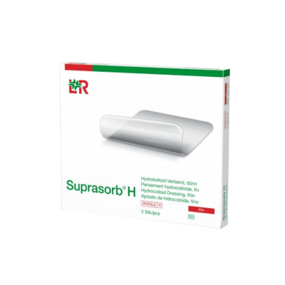 Lohmann & Rauscher GmbH & Co.KG SUPRASORB H Hydrokoll.Verb.border 14x14 cm 5 St 15563387