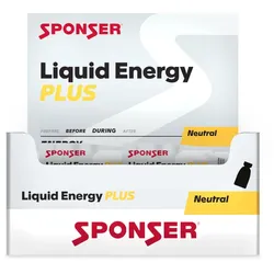 SPONSER Energiegel Liquid Energy Plus mit Koffein | 18 Tuben Box