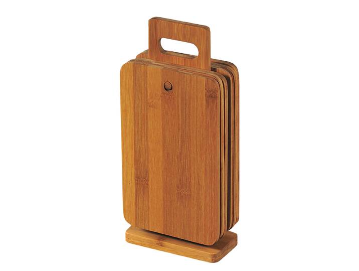 Support à planchettes Taaka 6 pièces 14 x 30 x 7cm Marron/Beige