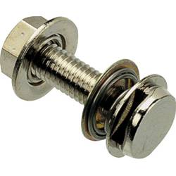 Hager N94N HAGER Befestigungsschrauben f. Zähler N94N VE3 Sammelschiene Stahl Metall 1 Set