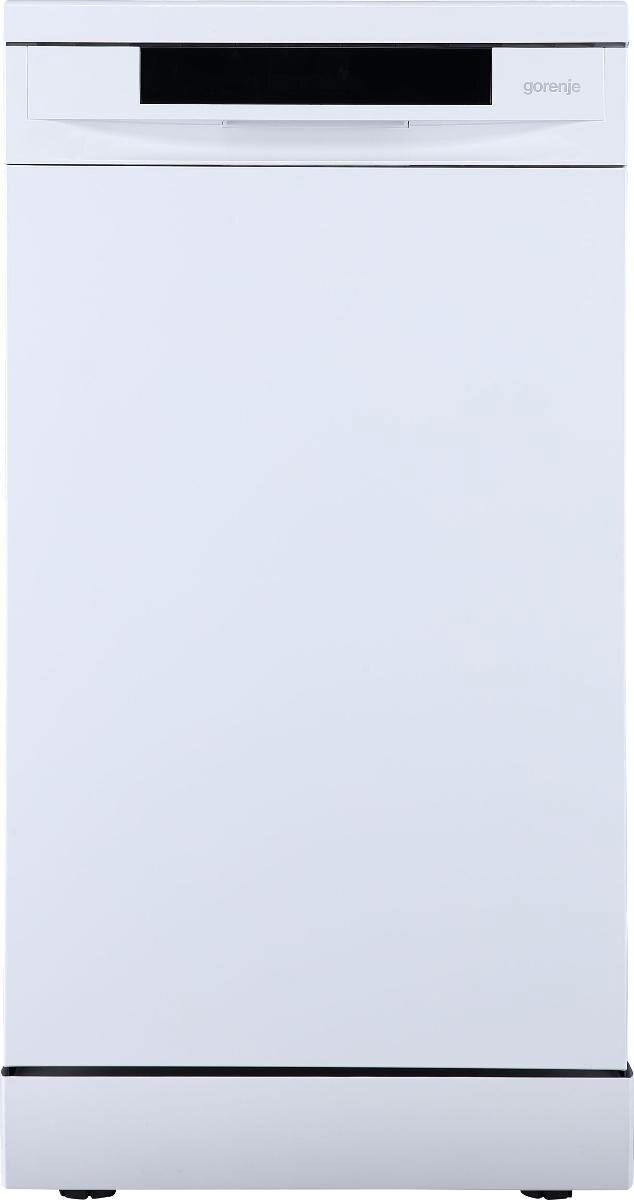 Gorenje GS541D10W freistehender Geschirrspüler 45 cm, Freistehend, Single (45 cm breit), Weiß, Tasten, Edelstahl, 11 Maßgedecke