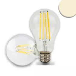 ISOLED LED Filament-Birnenlampe A60, E27, 4W 3000K 840lm, CRi >90, hocheffizient (215 lm/W), schaltbar, klar ISO-116312