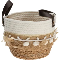 Korb mit Griffen (DH 19x16 cm) - braun - DH 19x16 cm
