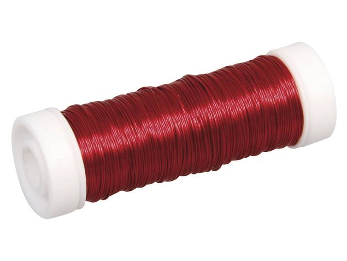 Rayher Schmuck-Häkeldraht Rot ⌀ 0.3 mm 50 m
