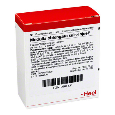Biologische Heilmittel Heel GmbH MEDULLA OBLONGATA suis Injeel Ampullen 10 St 00664131