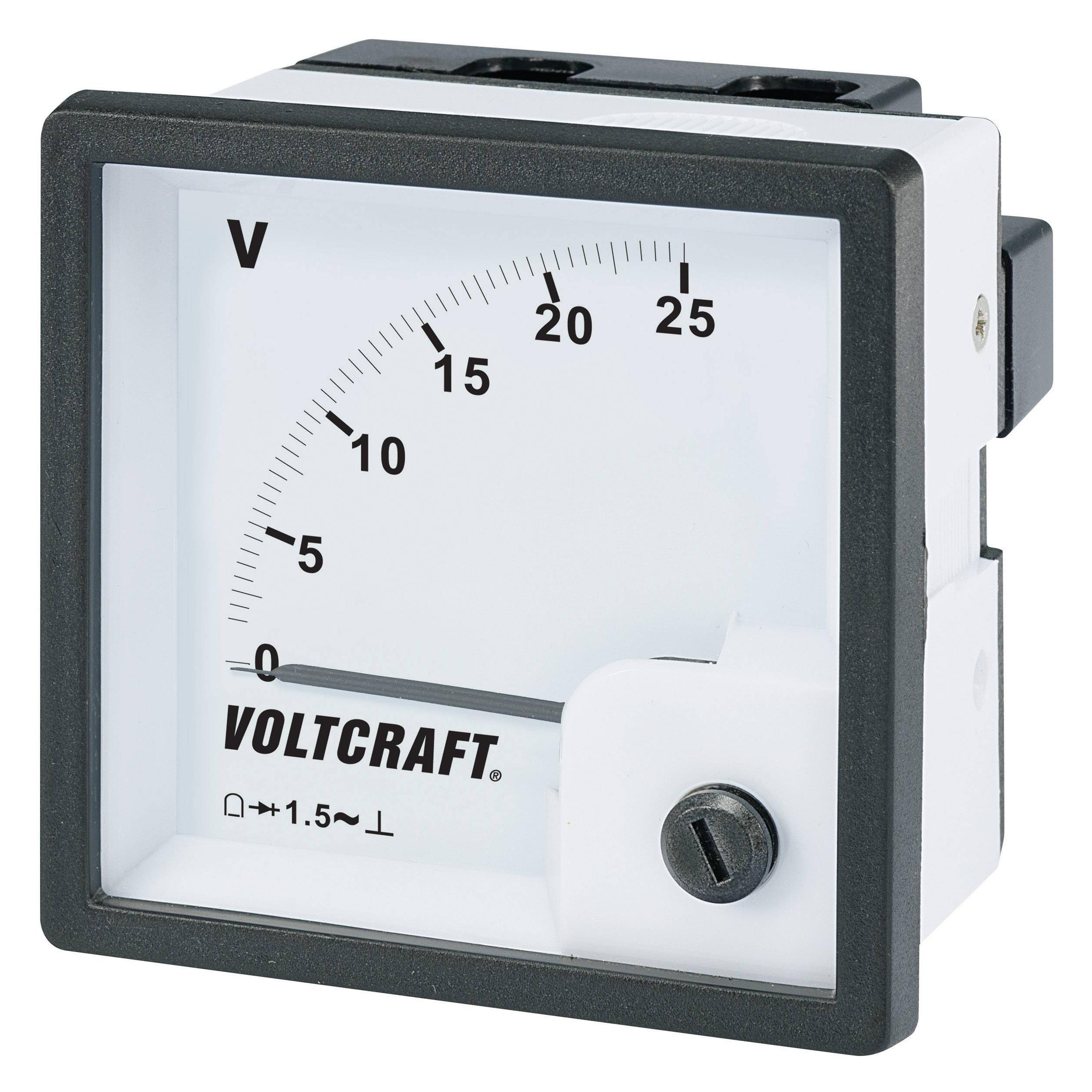 Voltcraft Analog-Einbaumessgerät (AM-72x72/25V)