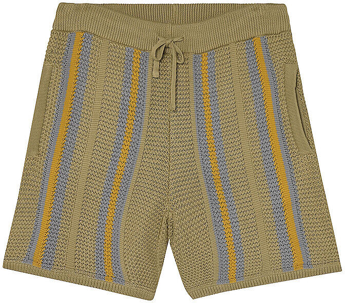 KNOWLEDGE COTTON APPAREL Strickshorts beige   S S