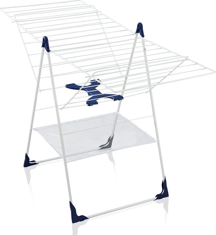 Leifheit droogrek Classic 250 Flex met 25 m drooglengte in blauw en wit