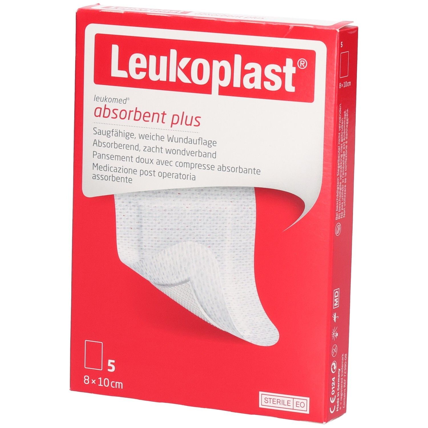 Leukoplast Leukomed steril 8x10 cm Wundauflage 5 St Verband