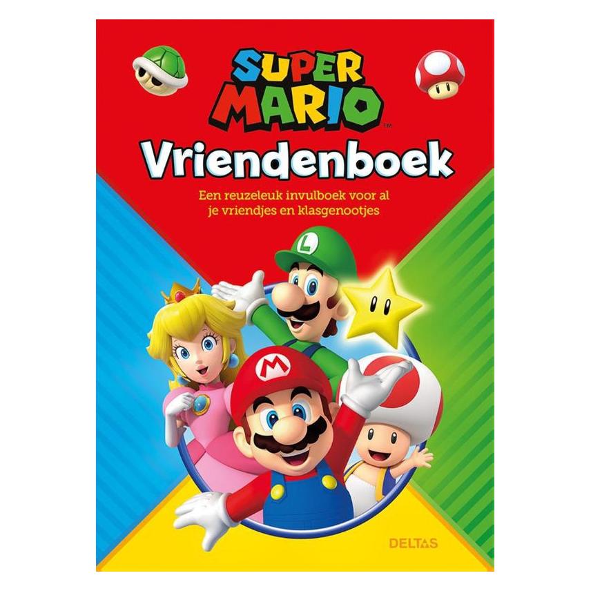 Deltas Super Mario vriendenboek: een reuzeleuk invulboek voor al je vriendjes en klasgenootjess (Niederländisch) (66656338)