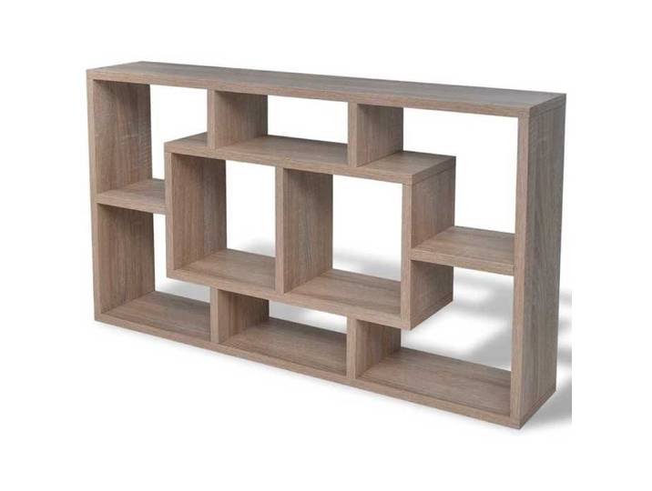 Maison Exclusive - Étagère murale 8 compartiments Couleur de chêne