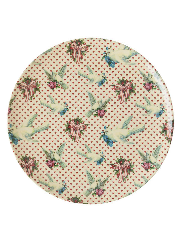 Rice Frühstücksteller "Dove" in Bunt - Ø 20 cm - onesize