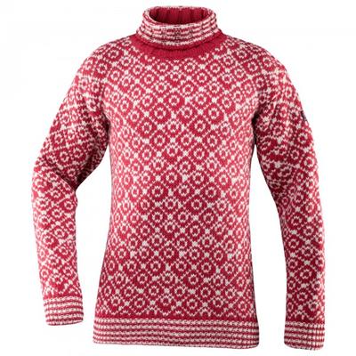 Devold - Svalbard Sweat Highneck - Wollpullover Gr XS rosa