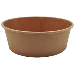 Salatschüsseln 1100ml Rund Karte Ø185mm Kraft Farbe 50un