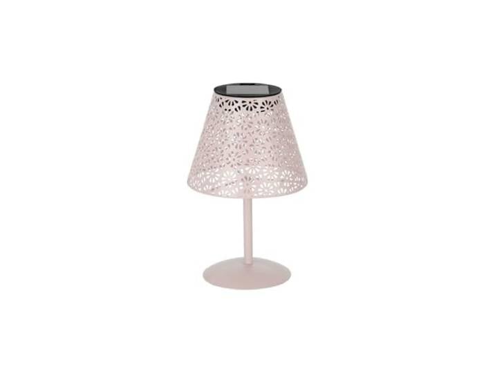 Eglo Lampe de table sans fil Z_Solar\, luminaire extérieur solaire éclairage balcon terrasse jardin\, métal rose\, blanc chaud