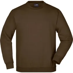 James & Nicholson Schwerer Kinder Sweater Sweatshirt JN040K brown XXL