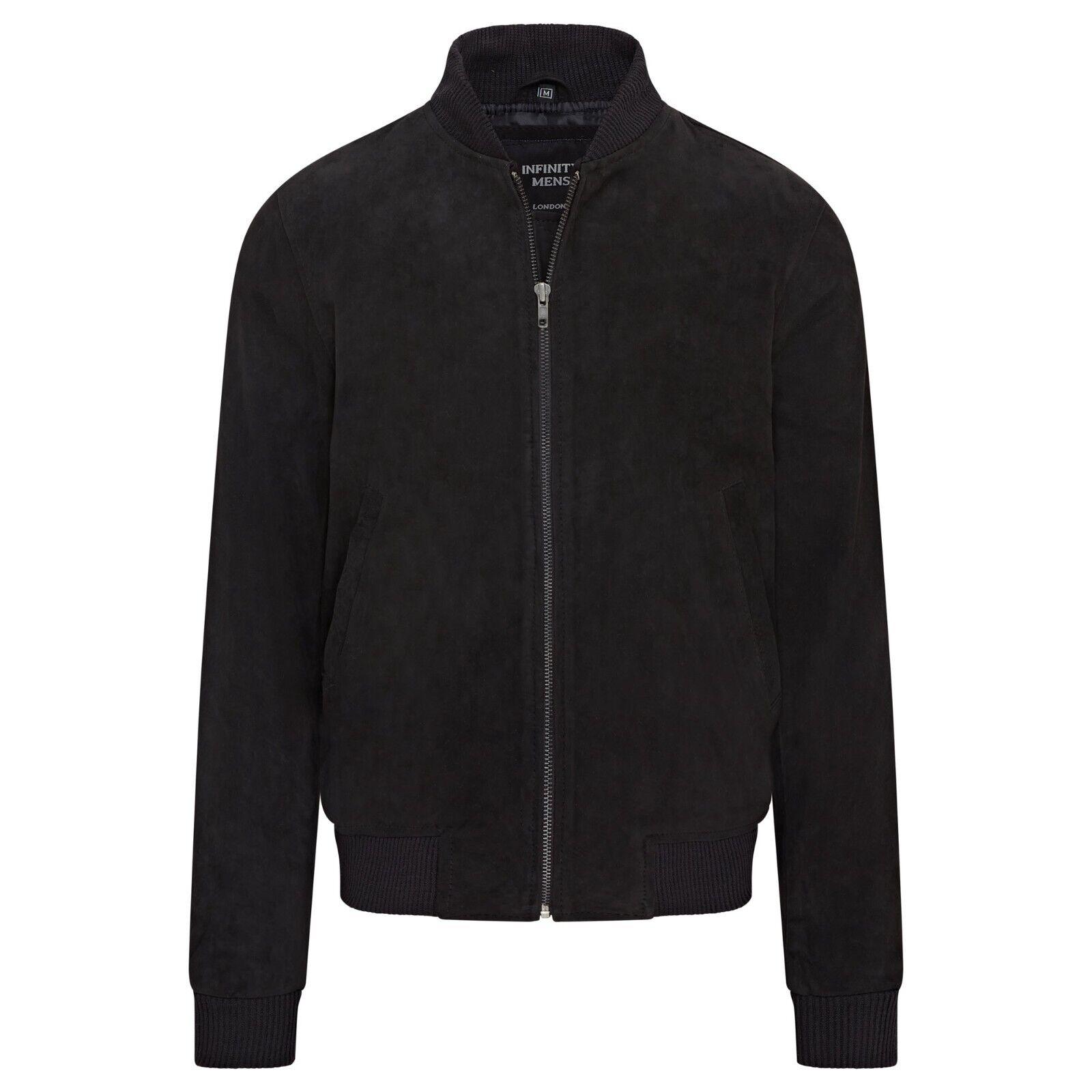 Weiche MA-1 Varsity Bomberjacke aus Ziegenwildleder f�r Herren - Dalian