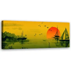 WANDBILD japan sonnenuntergang