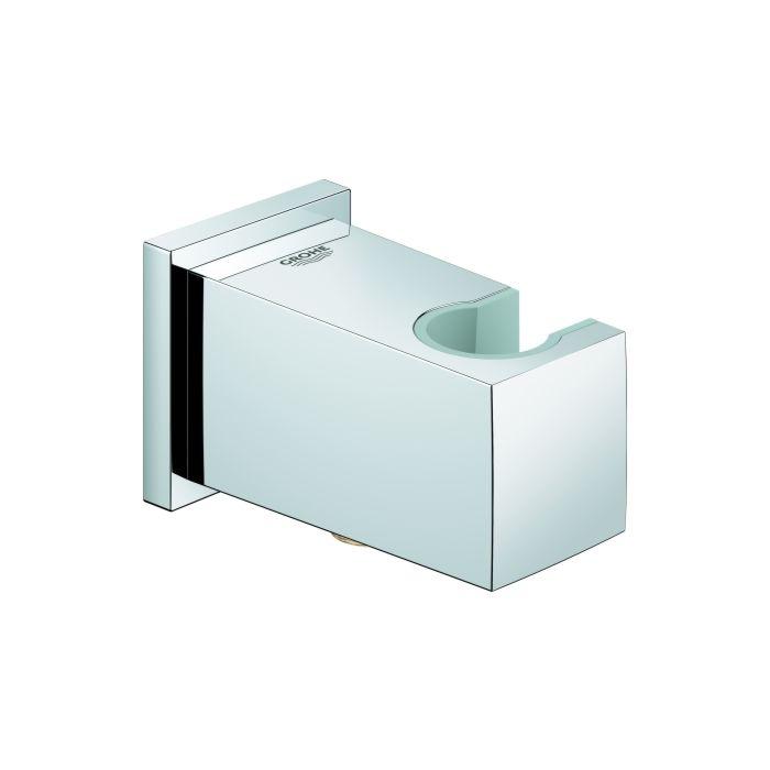Grohe Euphoria Cube Wandanschlussbogen 26370000 chrom, Brausehalter, eigensicher gegen Rückfließen