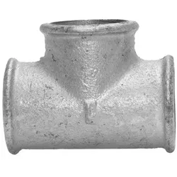 Temperguss Fitting verzinkt T-Stück 2"