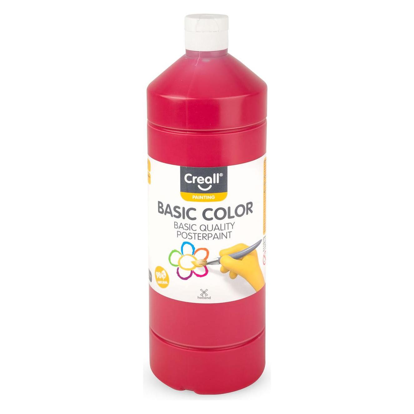 Creall Schoolverf Donkerrood, 1 liter (1000 ml) (01806)