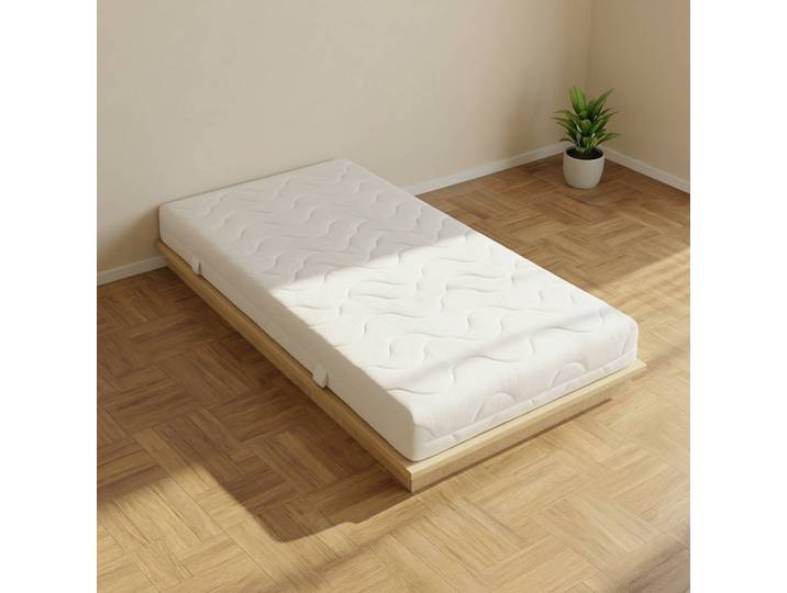 7-Zonen Kaltschaummatratze Double Deluxe 80 x 200cm H2 Polyester Weiß