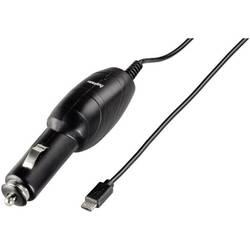 hama 00093779 Auto-Ladegerät mit Micro-USB-Anschluss, 12 W, 1,0 m, Schwarz