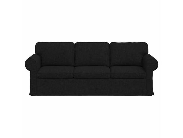 SOFA/Canapé moderne - Rembourrage en mousse - Noir tissu C5995