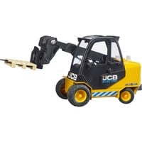 02512 JCB Teletruk mit Palette, Modellfahrzeug gelb/schwarz