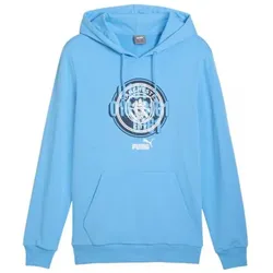 Puma, Herren, Fussballtrikot, Manchester City Culture Team-Sweatshirt (M), Blau