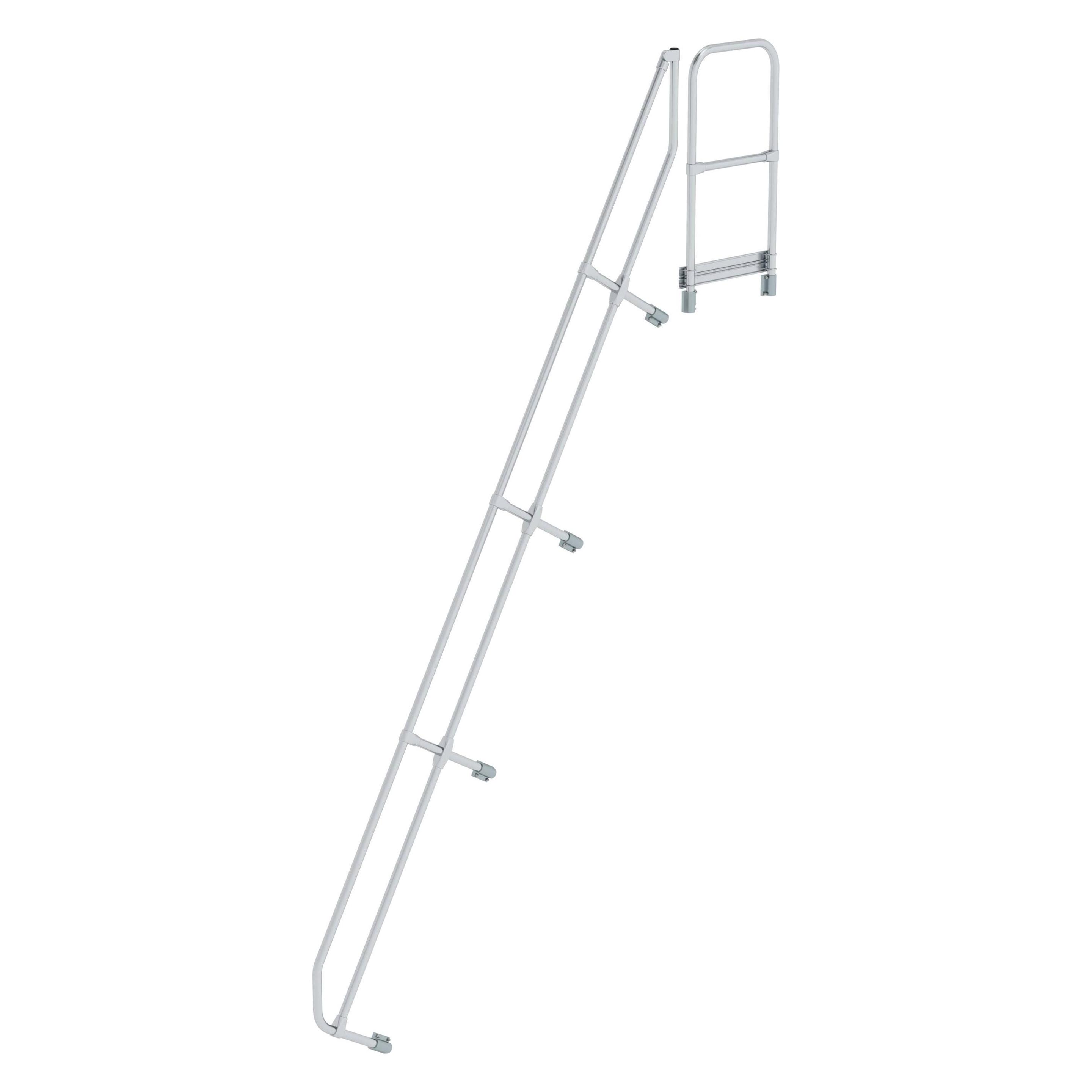 Munk Zweiter Handlauf für Treppe mit Plattform 60° 15 Stufen (600595)