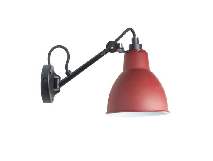 Applique murale Lampe Gras 104, noir/rouge – DCW - Salon / séjour - Métal