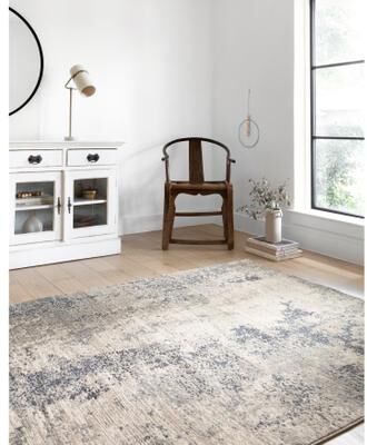 Alexander Home Josefina Distressed Abstract Contemporary Rug