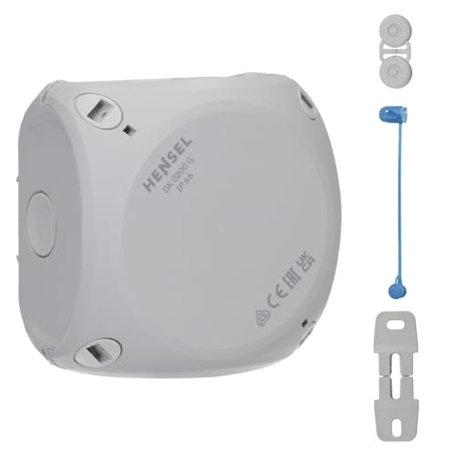 Hensel kabelaftakkast DK 0200 G tot 2,5 qmm zonder klep, metalen behuizing voor montage op muur of plafond