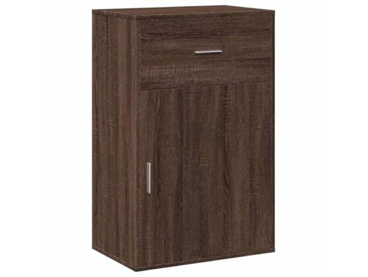 RJPLMFV Aufbewahrungsschrank, Eichenbraun, 56,5 x 39 x 90 cm, Verbundholz Vielseitiges Möbelstück, warmes Eichen-Finish, pflegeleicht, täglicher Gebrauch, Wandbefestigung inklusive