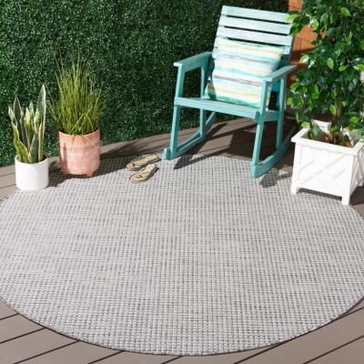 SAFAVIEH Courtyard Aysan Casual Waterproof Patio Backyard Rug