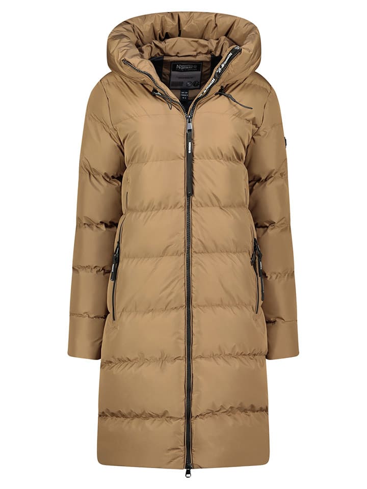 Geographical Norway Wintermantel "April" in Taupe - XL