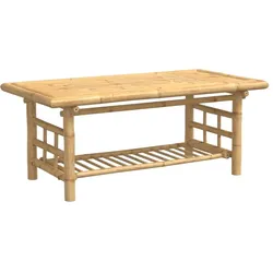 Décoshop26 - Exotischer Design-Couchtisch 110 x 55 x 45 cm Bambus mit natürlicher Oberfläche DEC037001