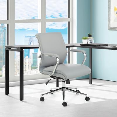 Office Star Products OSP Antimicrobial Fabric Office Chair with Lumbar Support and Adjustable Height