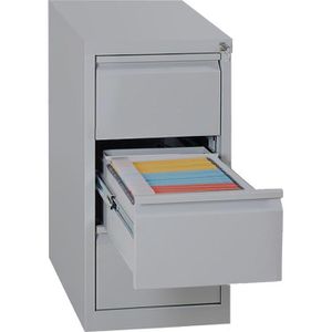 G-Office Hängeregisterschrank FGC.3, 1-bahnig, 3 Schübe, lichtgrau